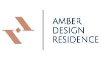 Logotyp Amber Design Residence.